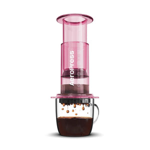 AeroPress Coffee & Espresso Maker - Clear Pink