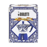 Bialetti Dolce&Gabbana Moka Express Espresso Maker Mediterranean blue, 3 Cup