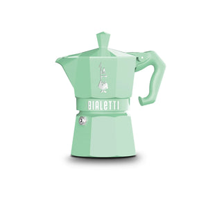 Bialetti Moka Exclusive 3 Cup Stovetop Espresso Maker, Green