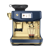 Breville Barista Touch Impress Espresso Machine — Damson Blue & Brass