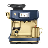 Breville Barista Touch Impress Espresso Machine — Damson Blue & Brass
