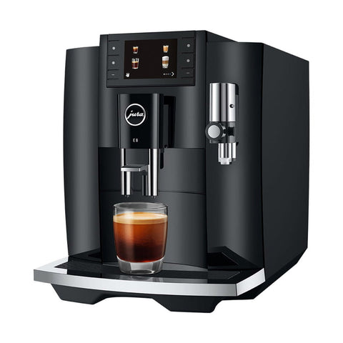 Jura E8 Automatic Espresso Machine — Piano Black