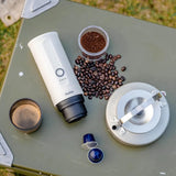OutIn Nano Portable Electric Espresso Machine, Pearl White