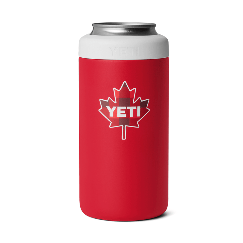YETI Rambler 16 oz. Colster 2.0 Tall Can Insulator, True North Red & White