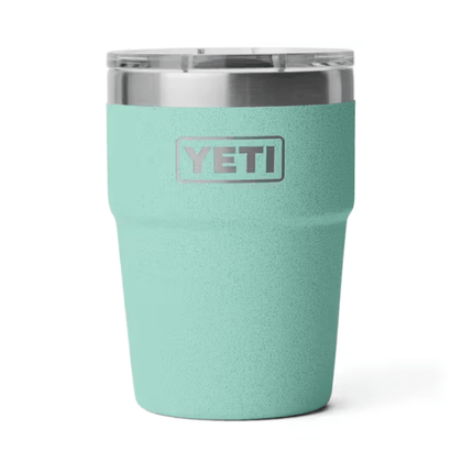 YETI Rambler 16 oz. Stackable Pint Cup with Magslider Lid, Sea Stone