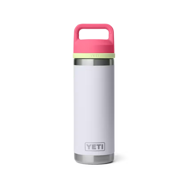 YETI Rambler 18 oz. Bottle with Chug Cap, Birdie (Mist/Pink/Grasshopper)
