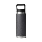 YETI Rambler 26 oz. Bottle With Straw Cap, Black Stone