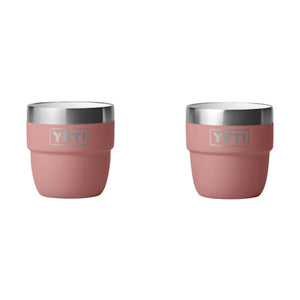 YETI Rambler 4 oz. Espresso Cups Set of 2, Sandstone Pink