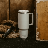 YETI Straw Travel Mug 40oz., Cape Taupe